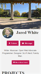 Mobile Screenshot of jaredwhite.com